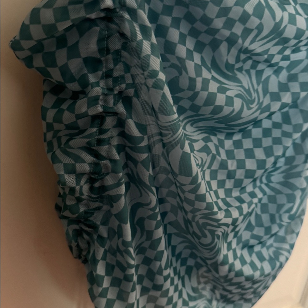SO Ruched Blue Tanktop - Picture 4 of 4